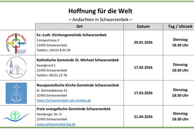 Copyright: Ökumenische Arbeitsgruppe Schwarzenbek