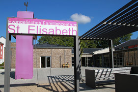 Der Eingangsbereich des Ev. Familienzentrums St. Elisabeth
