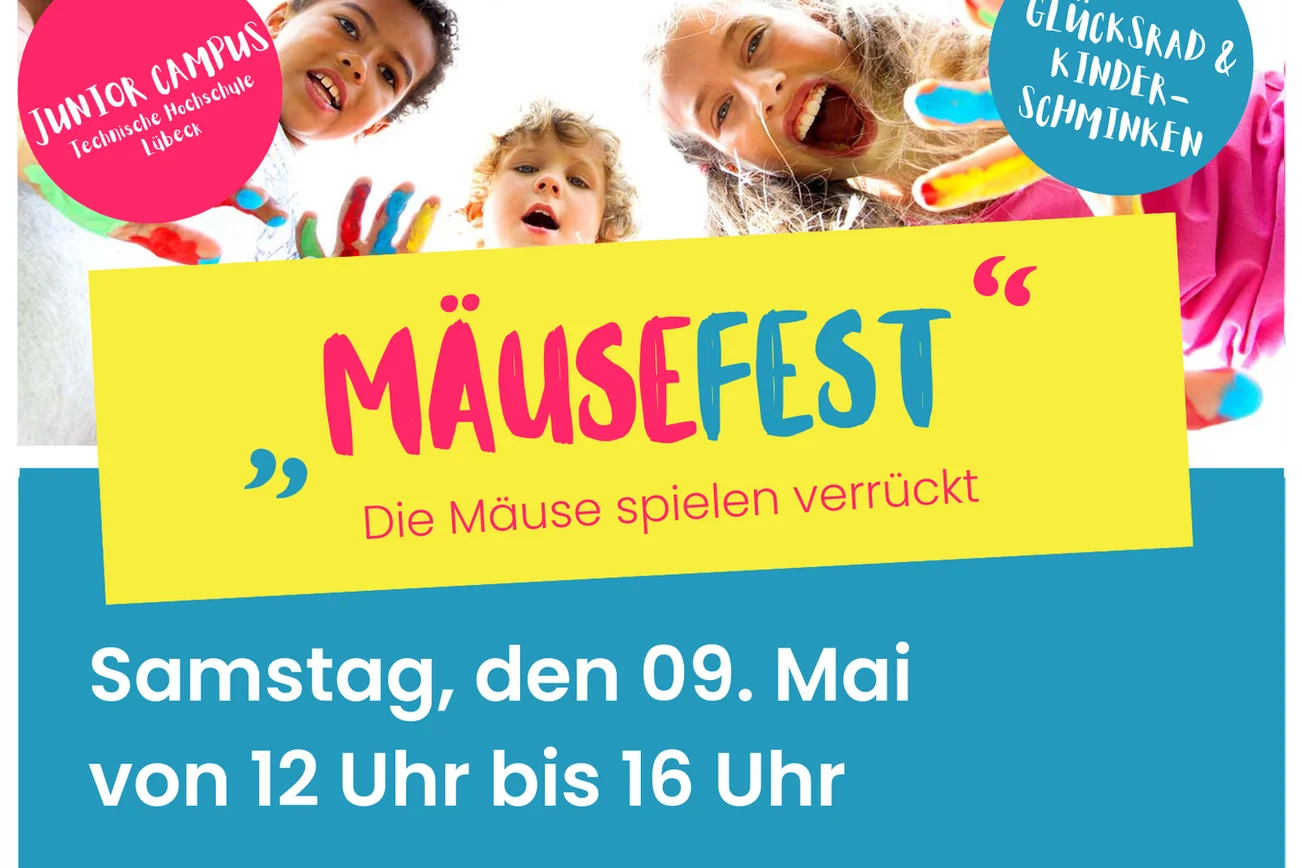 Plakat für das Kita Mäusefest 2026