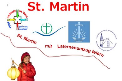 Plakat zum St. Martin - Laternenumzug - Copyright: KG Schwarzenbek